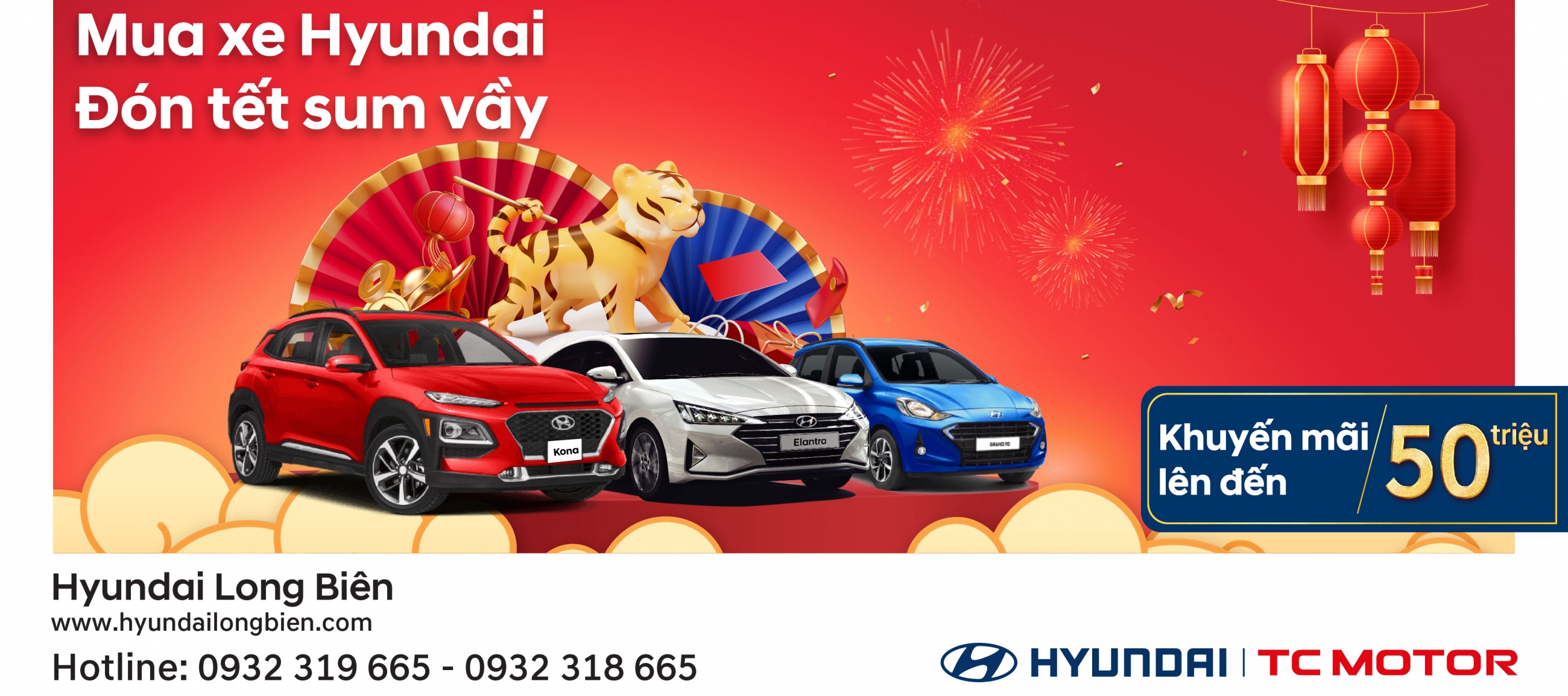 MUA XE HYUNDAI - ĐÓN TẾT SUM VẦY - Khuyến mại lên đến 50 triệu đồng