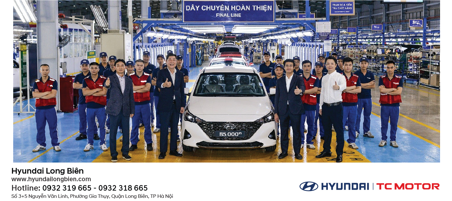 HYUNDAI THÀNH CÔNG XUẤT XƯỞNG CHIẾC XE ACCENT THỨ 85.000