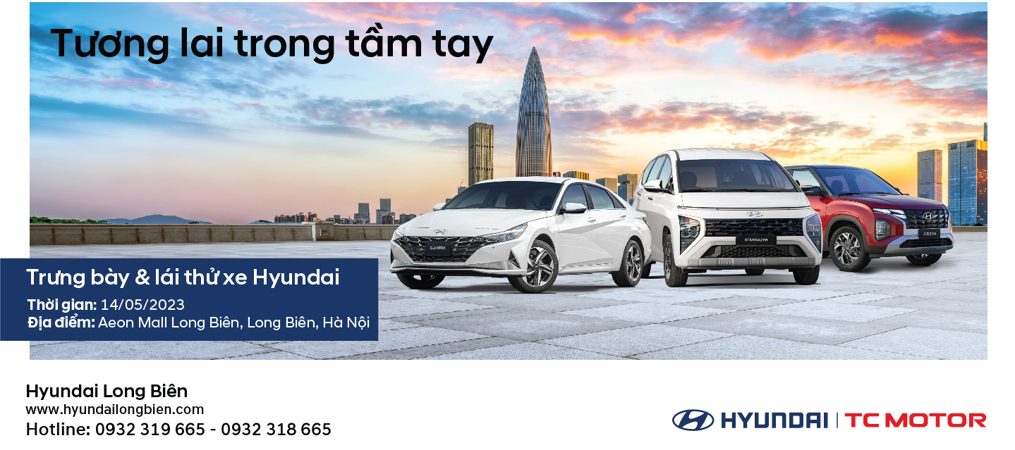 ​HYUNDAI THÀNH CÔNG VIỆT NAM TỔ CHỨC TRƯNG BÀY XE TẠI AEON MALL LONG BIÊN HÀ NỘI