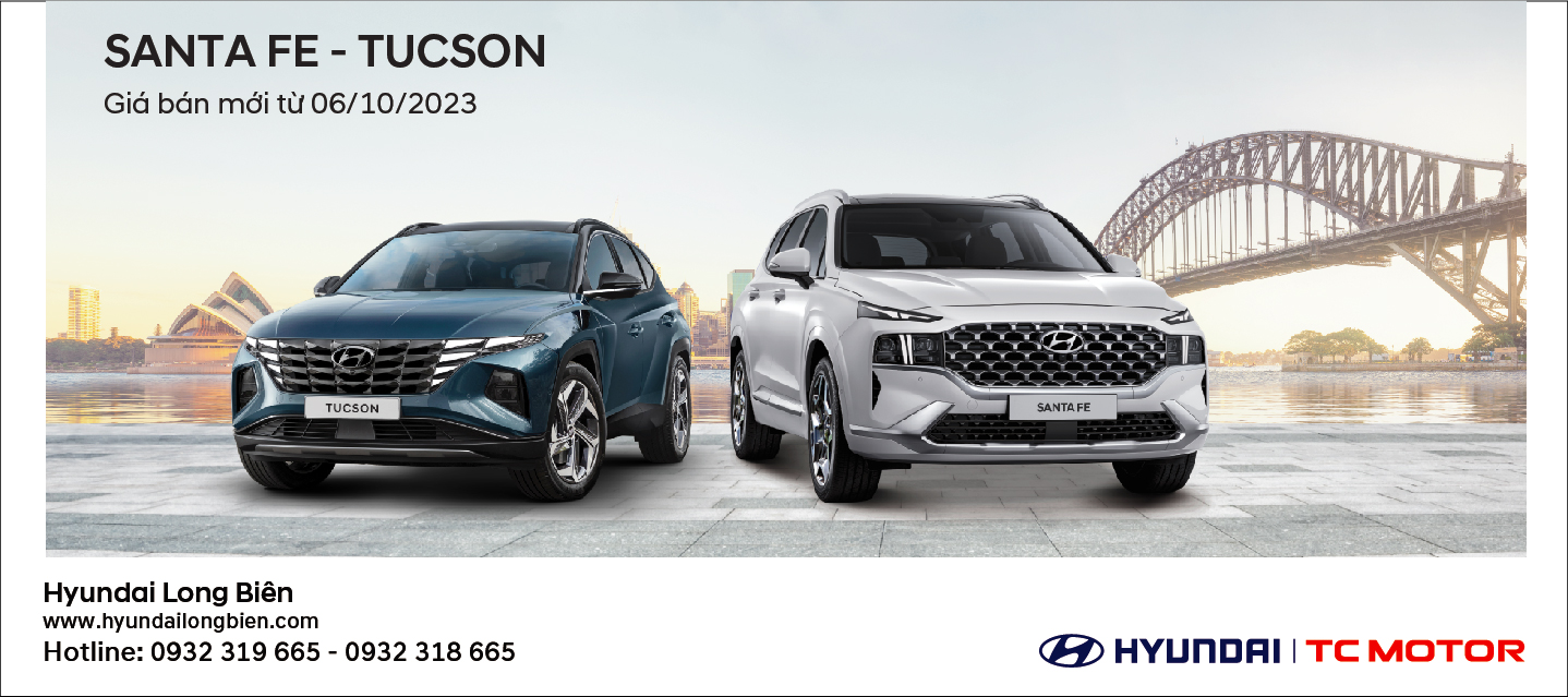 HYUNDAI THÀNH CÔNG CÔNG BỐ GIÁ BÁN MỚI CHO TUCSON VÀ SANTA FE