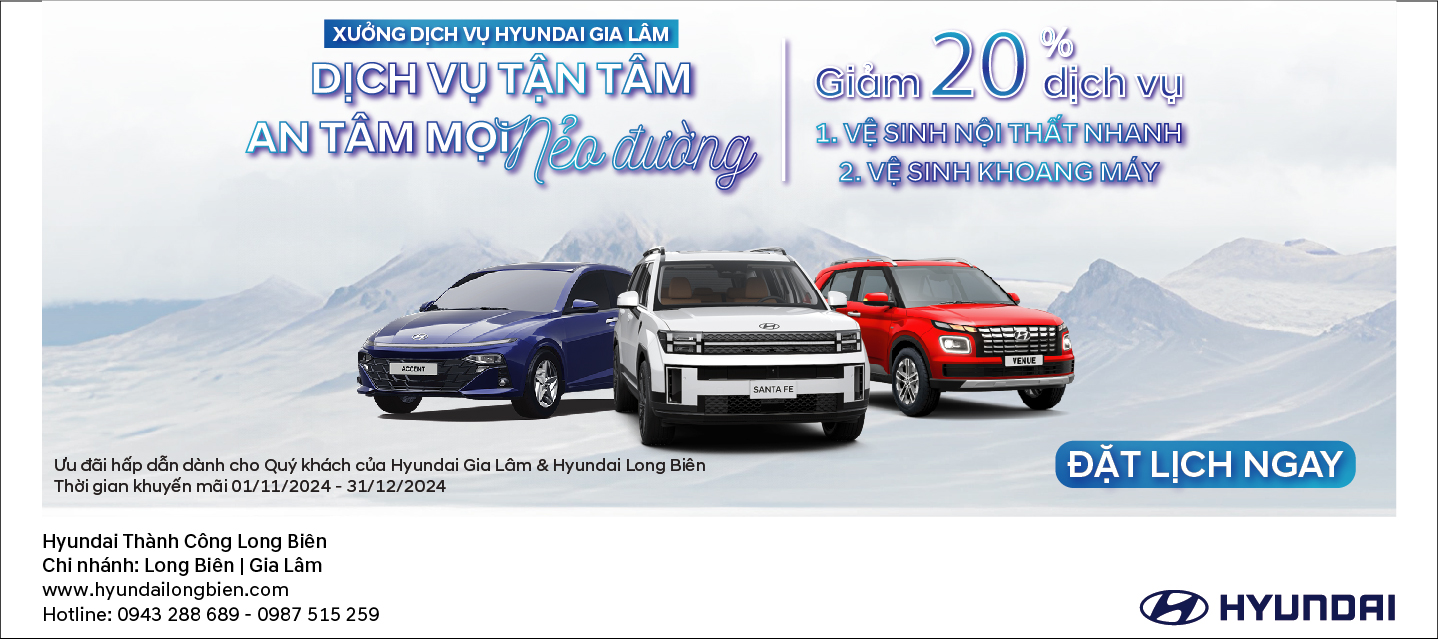 HYUNDAI GIA LÂM & LONG BIÊN - ƯU ĐÃI VƯỢT TRỘI DÀNH RIÊNG CHO BẠN