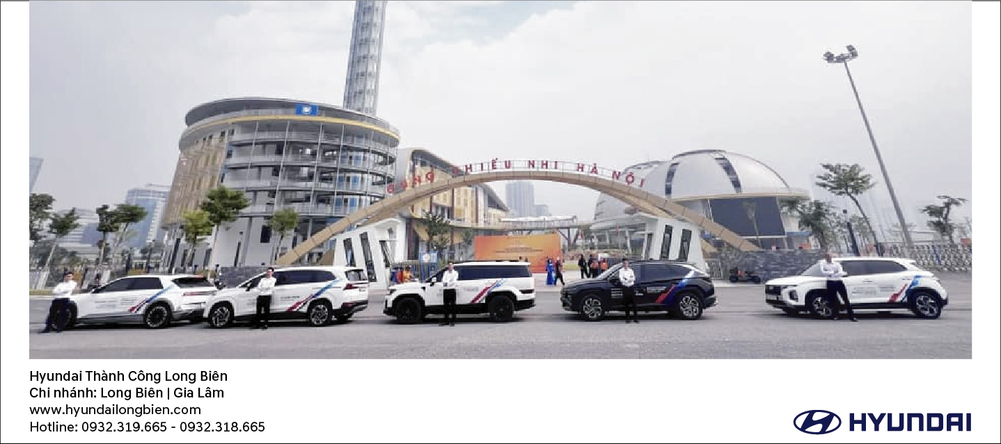 Hyundai Long Biên tổ chức chương trình Roadshow các dòng xe SUV