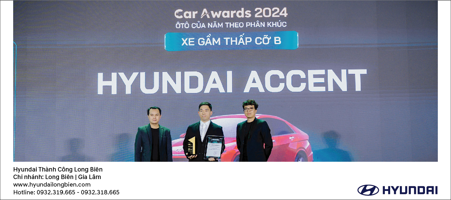 Hyundai Santa Fe và Hyundai Accent được vinh danh tại Car Award 2024 của VnExpress