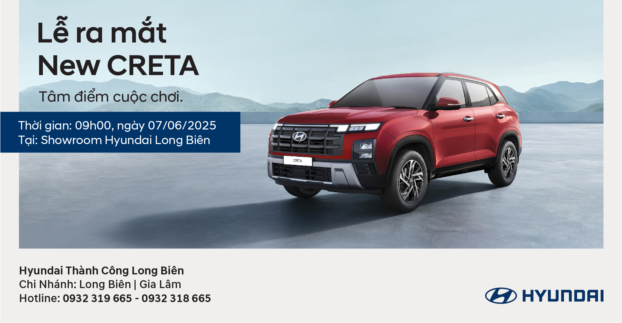 RA MẮT HYUNDAI CRETA 2025 TẠI HYUNDAI LONG BIÊN – TÂM ĐIỂM CUỘC CHƠI