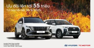 SỞ HỮU HYUNDAI TUCSON & CRETA – NHẬN ƯU ĐÃI NGAY 55 TRIỆU ĐỒNG