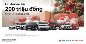 ƯU ĐÃI KHỦNG – Ưu đãi lên đến 200 triệu đồng khi mua xe Hyundai