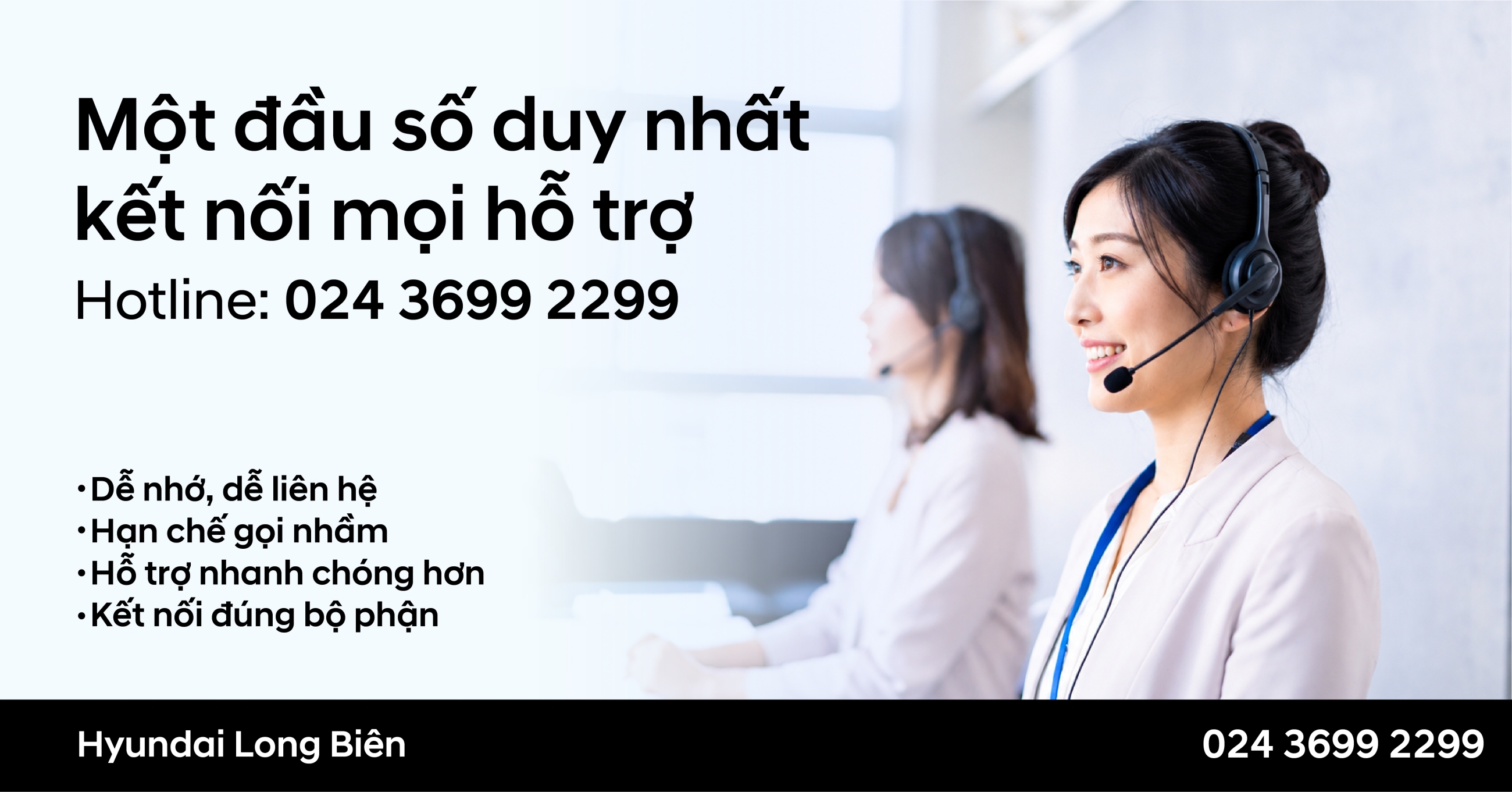 MỘT ĐẦU SỐ DUY NHẤT – KẾT NỐI MỌI HỖ TRỢ