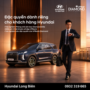 [HYUNDAI x VPBANK] ĐẶC QUYỀN DÀNH RIÊNG CHO KHÁCH HÀNG HYUNDAI