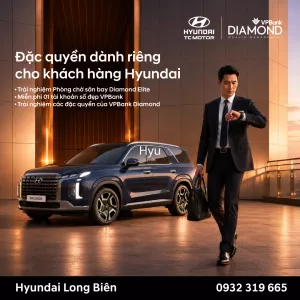 [HYUNDAI x VPBANK] ĐẶC QUYỀN DÀNH RIÊNG CHO KHÁCH HÀNG HYUNDAI