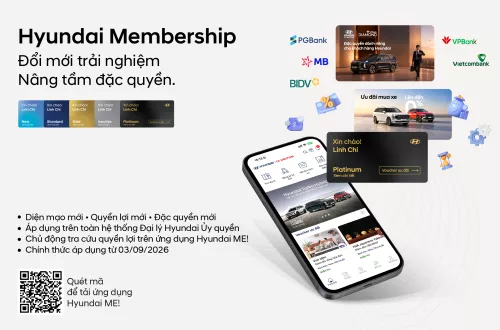 Hyundai Membership 2026 - Đổi mới trải nghiệm, nâng tầm đặc quyền
