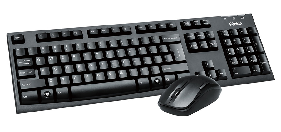 Bộ Keyboard + Mouse Fuhlen Optical Wireless A150G