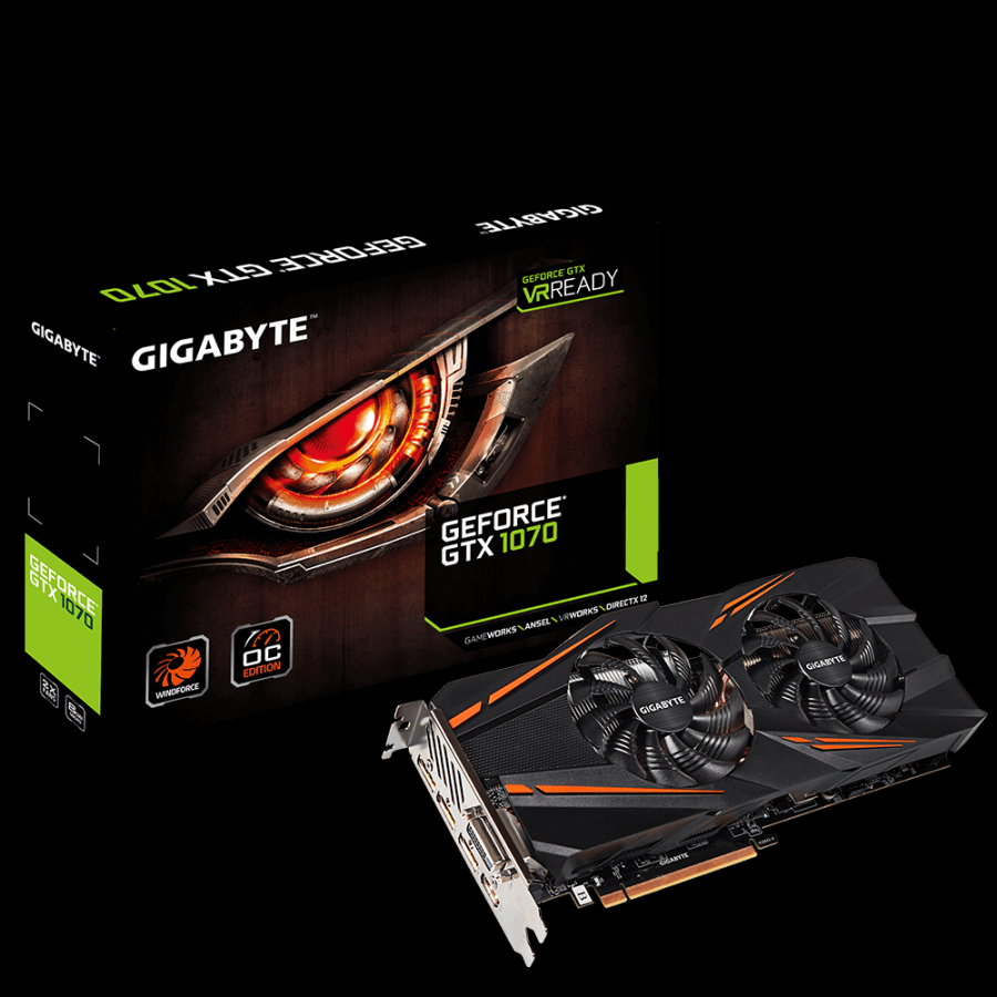 Card màn hình Gigabyte 8GB N1070WF2OC-8GD