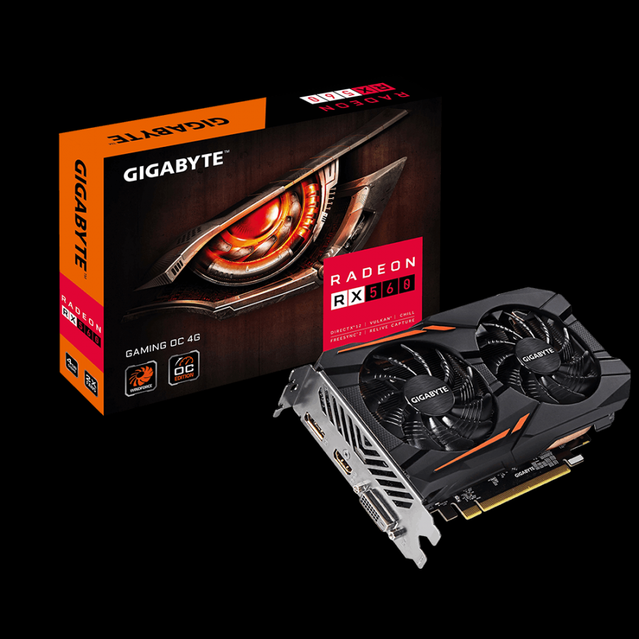 VGA Gigabyte Radeon™ RX 560 Gaming OC 4G