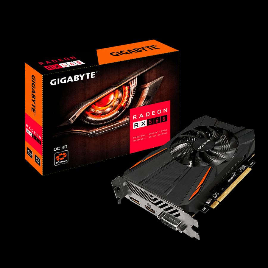 VGA Gigabyte Radeon™ RX 560 OC 4G