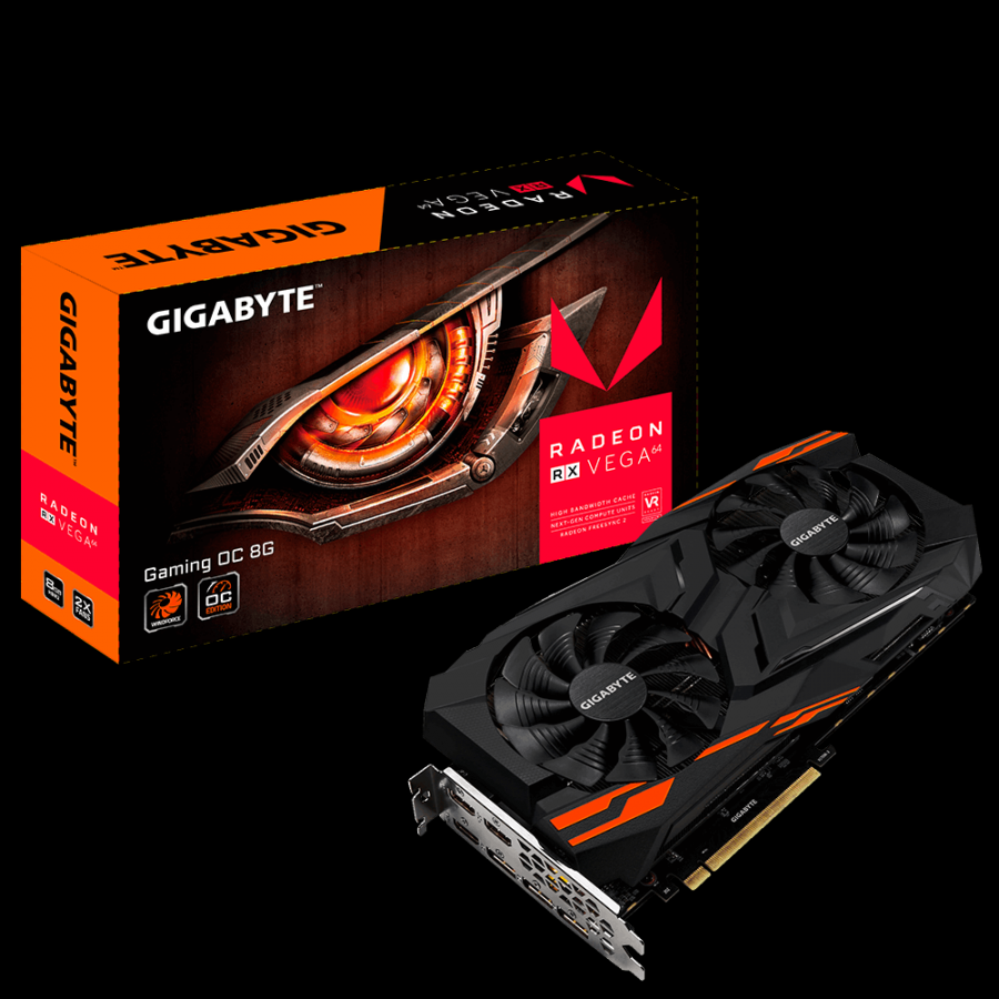 VGA Gigabyte Radeon™ RX VEGA 64 GAMING OC 8G