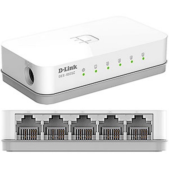 Switch D-Link DES 1005C 5-Port 10/100 Mbps