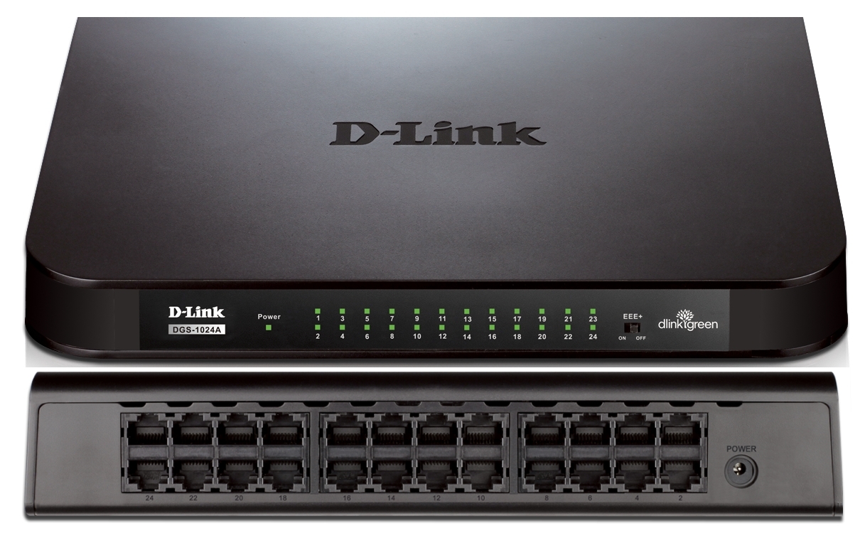 24-Port Gigabit Switch D-Link DGS-1024A