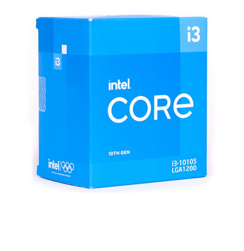 CPU Intel Core i3 10105 (Intel LGA1200 - 4 Core - 8 Thread - Base 3.7Ghz - Turbo 4.4Ghz - Cache 6MB)