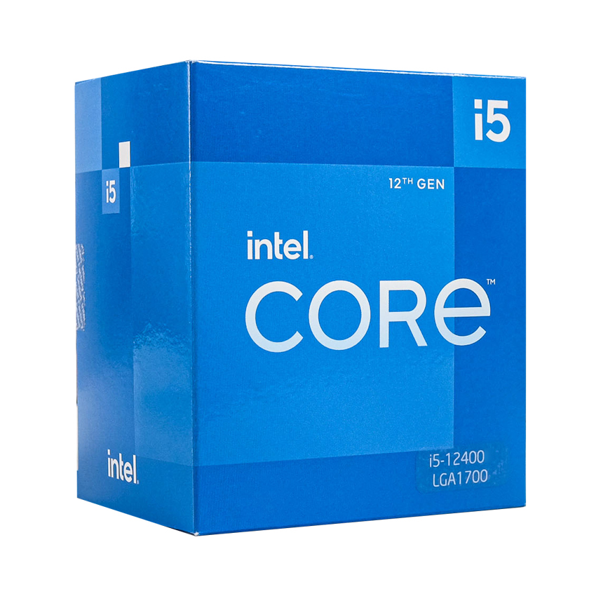 CPU INTEL CORE I5-12400 (UPTO 4.4GHZ, 6 NHÂN 12 LUỒNG, 18MB CACHE, 65W) - SOCKET INTEL LGA 1700)