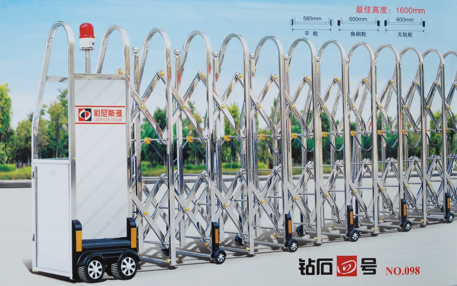 cổng xếp tự động tại nghệ an