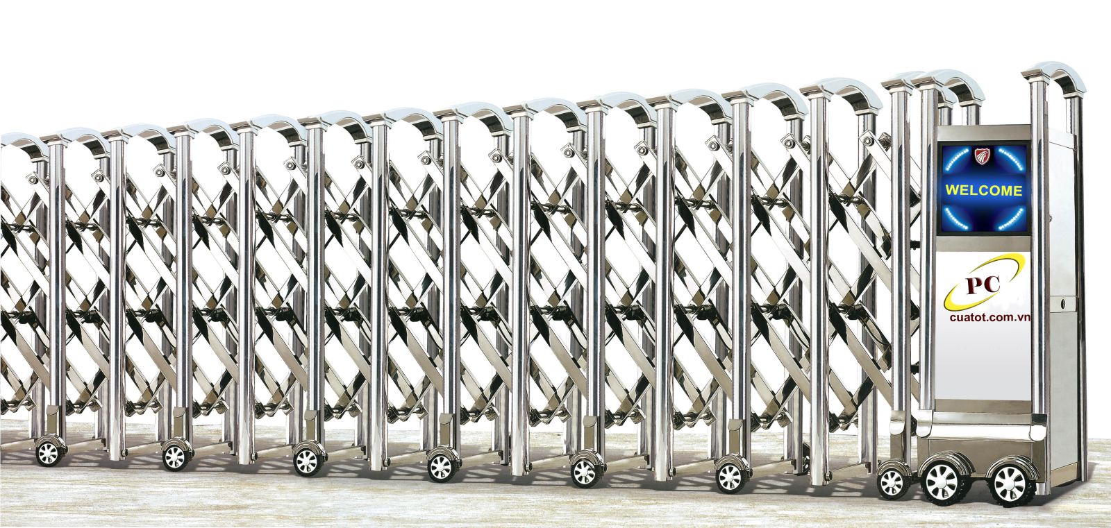 Cổng xếp tự động tại Nghệ An