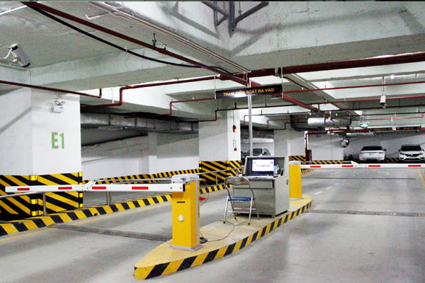 Hệ thống cổng vào ra bãi xe