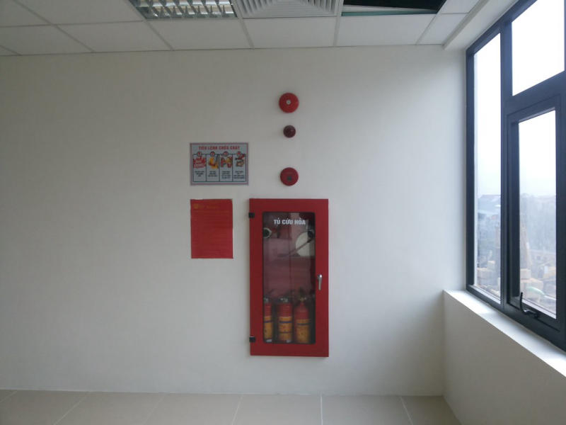 Lắp đặt nút nhấn báo cháy