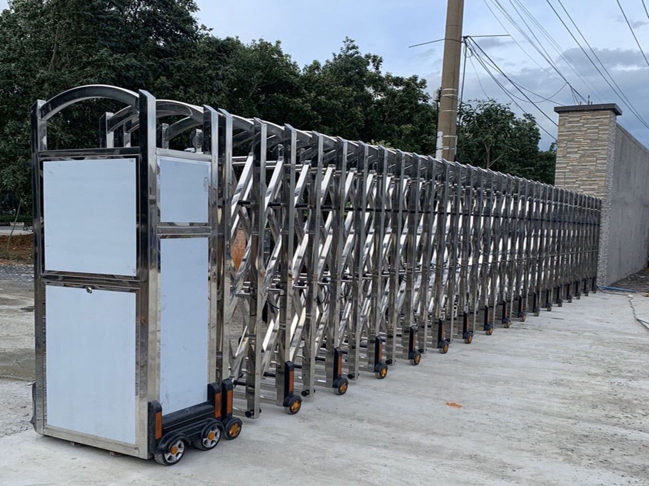 Cổng xếp tự động