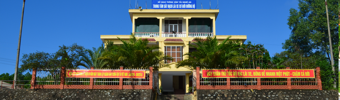 Hệ thống camera giám sát tại Trung tâm sát hạch cơ giới đường bộ tại Nghệ An