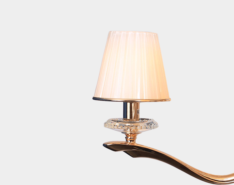 Đèn tường mạ đồng chao thủy tinh GL3305-1