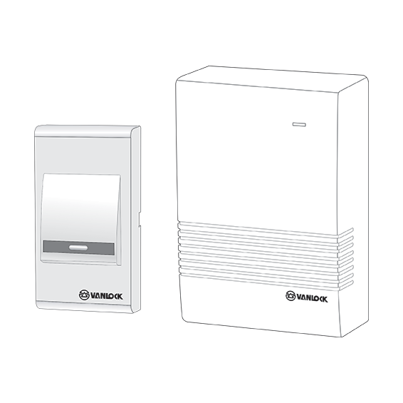Chuông điện không dây bính bong 250V-50Hz K108