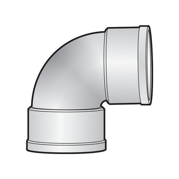 Nối góc 91.5 độ phun phủ