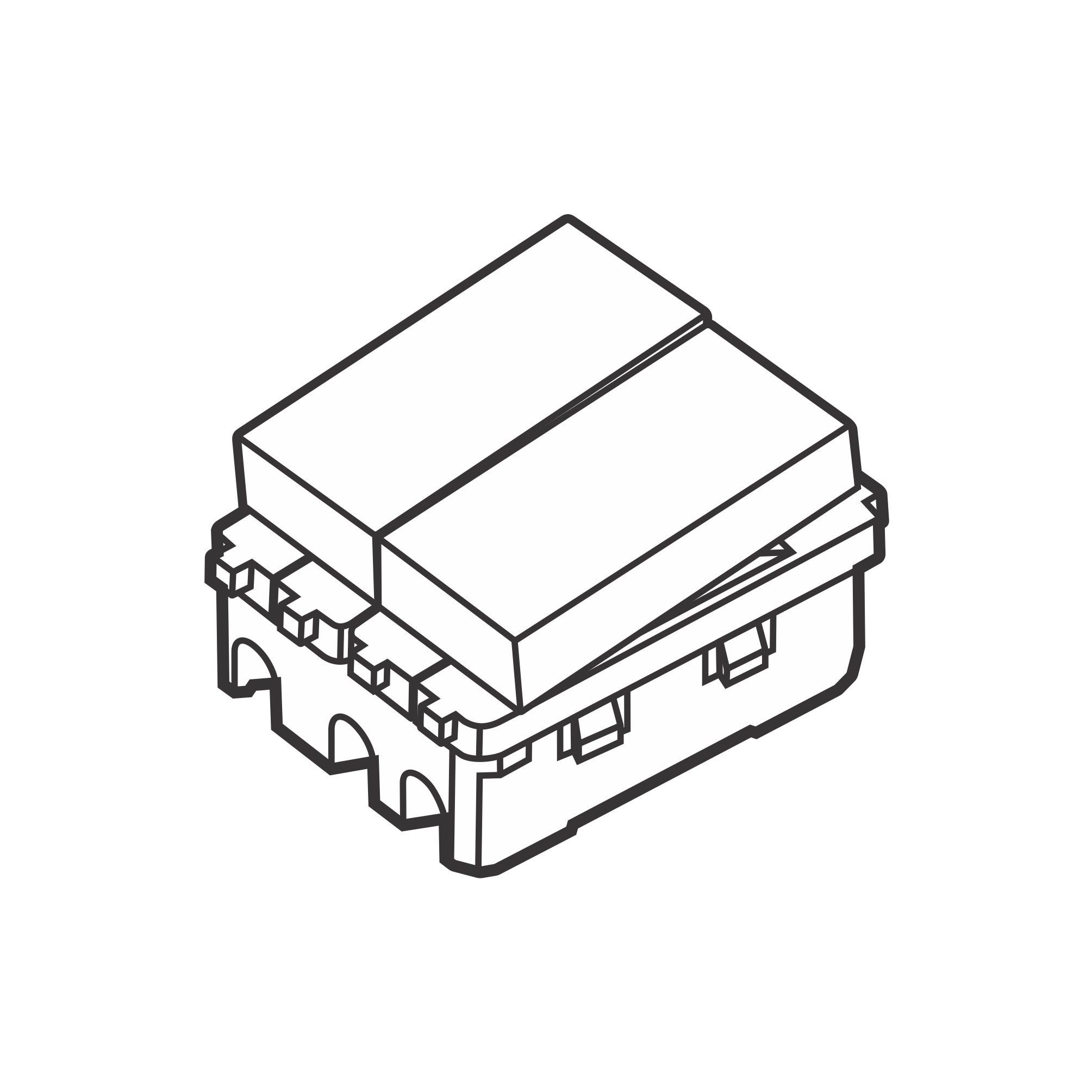 Công tắc kép cỡ trung 2 chiều S18HM/2