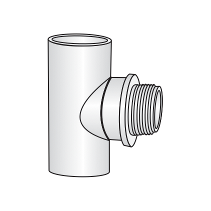 Tê 90 độ ren ngoài - ren đồng