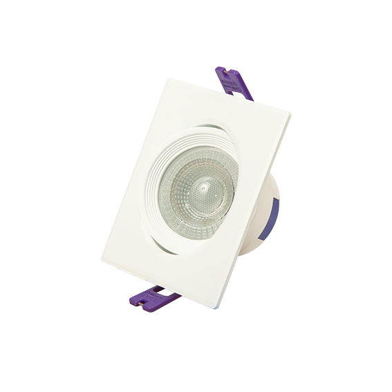 Đèn downlight LED xoay góc chiếu vuông