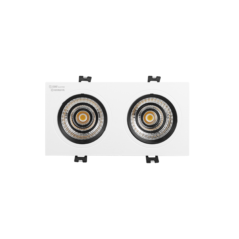 Đèn chiếu điểm đôi xoay góc 1 trục SZC005