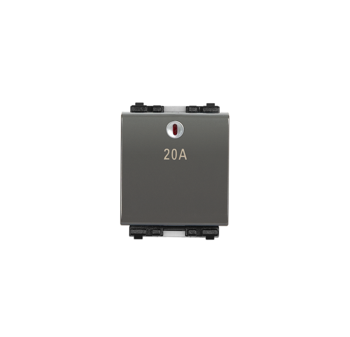 Công tắc 2 cực 20A cỡ trung có đèn báo DKCC.MD20/NM