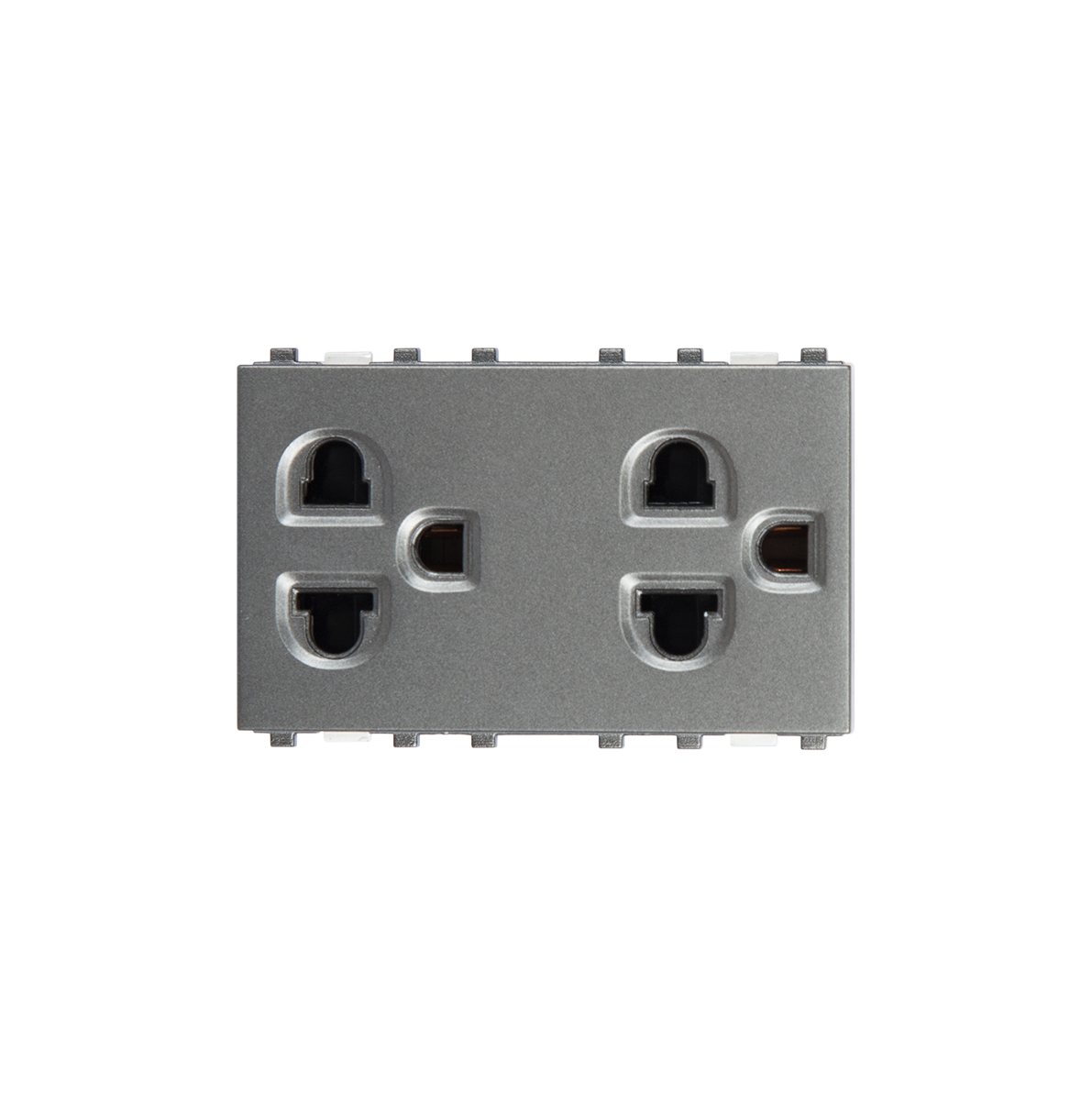 2 ổ cắm 3 chấu có màn che 16A - S69/UE2