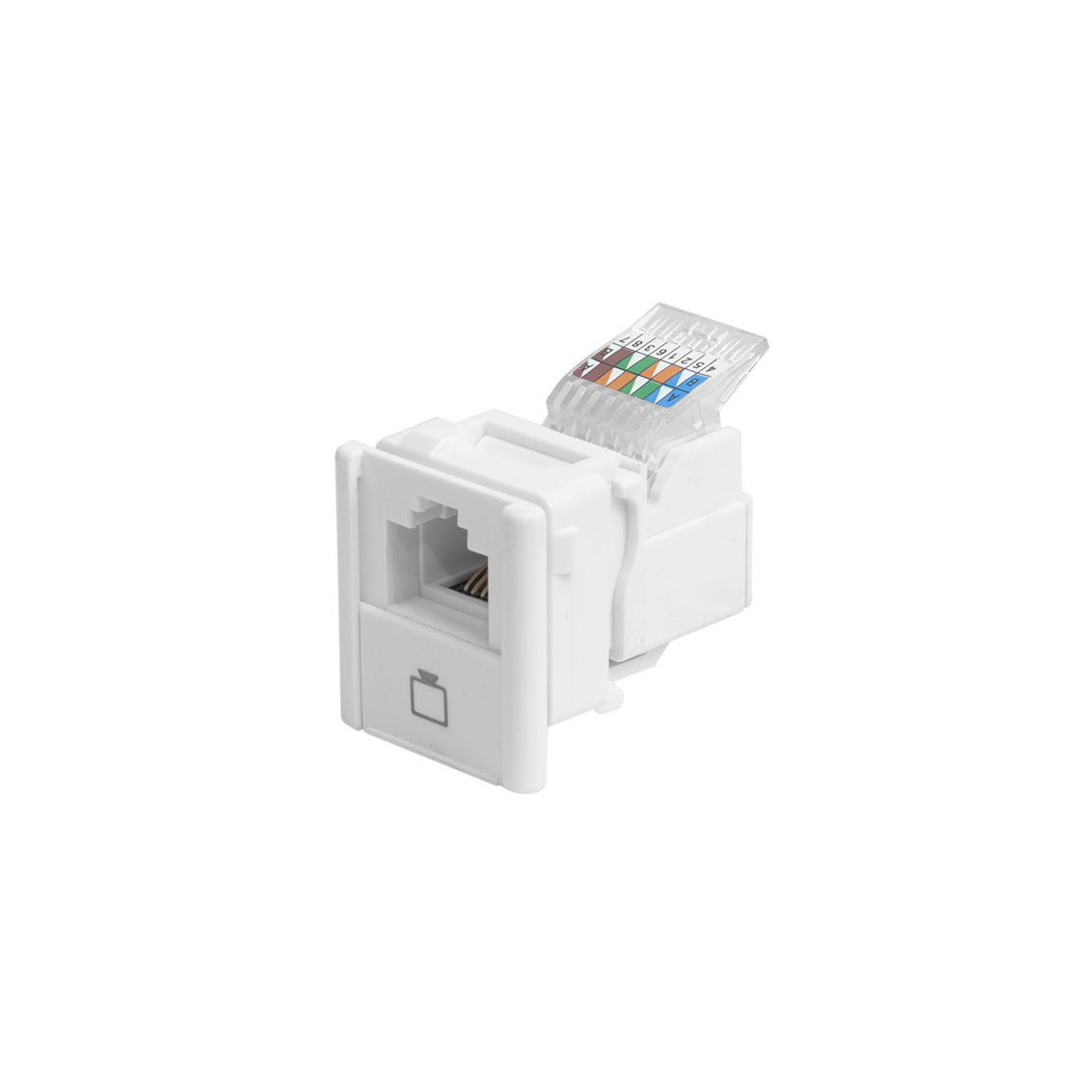 Ổ cắm điện thoại 4 dây có màn che - A96RJ40/M
