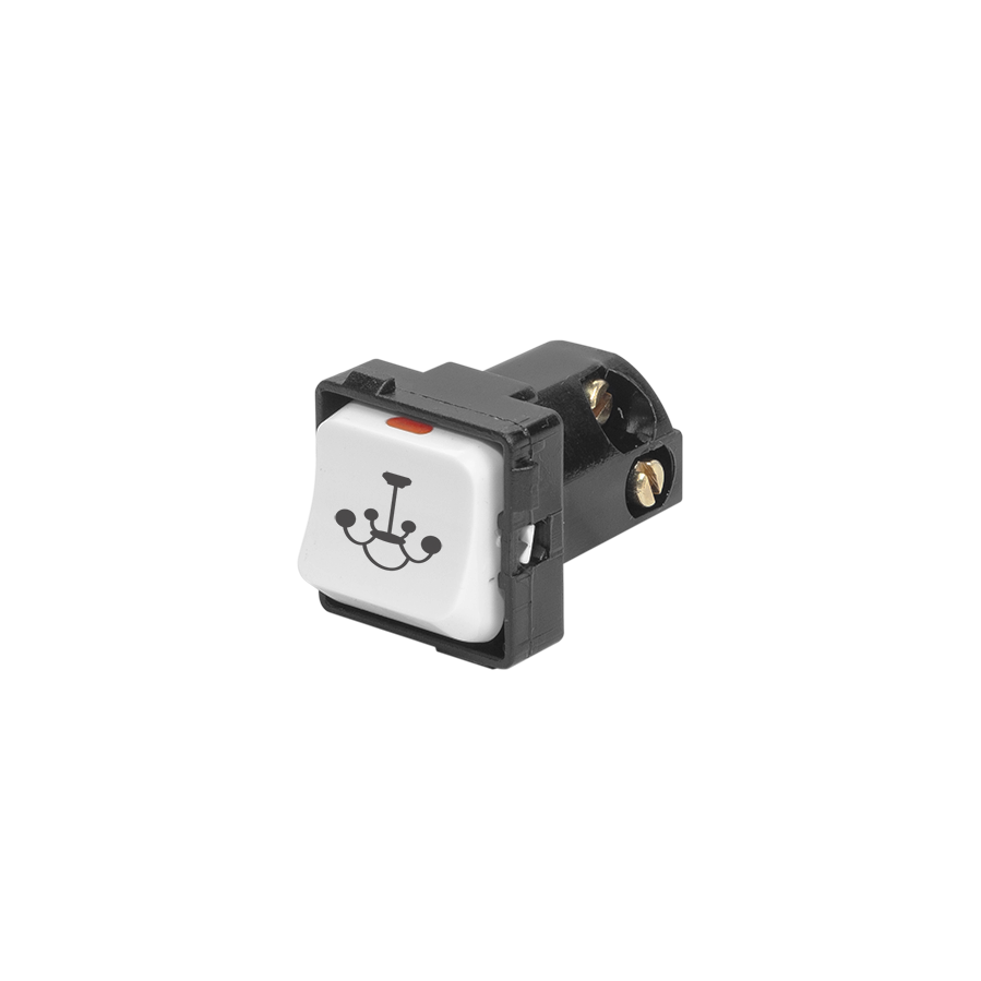 Công tắc 1 chiều có hình ảnh đèn chùm - A96/1/2M/DC