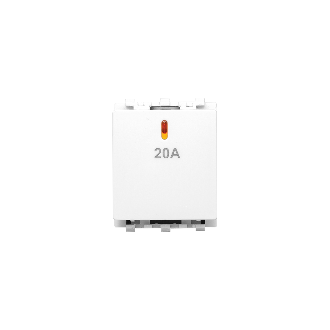 Công tắc nhấn 2 cực 20A cỡ trung có đèn báo - ZL8/MD20 (nhiều màu)