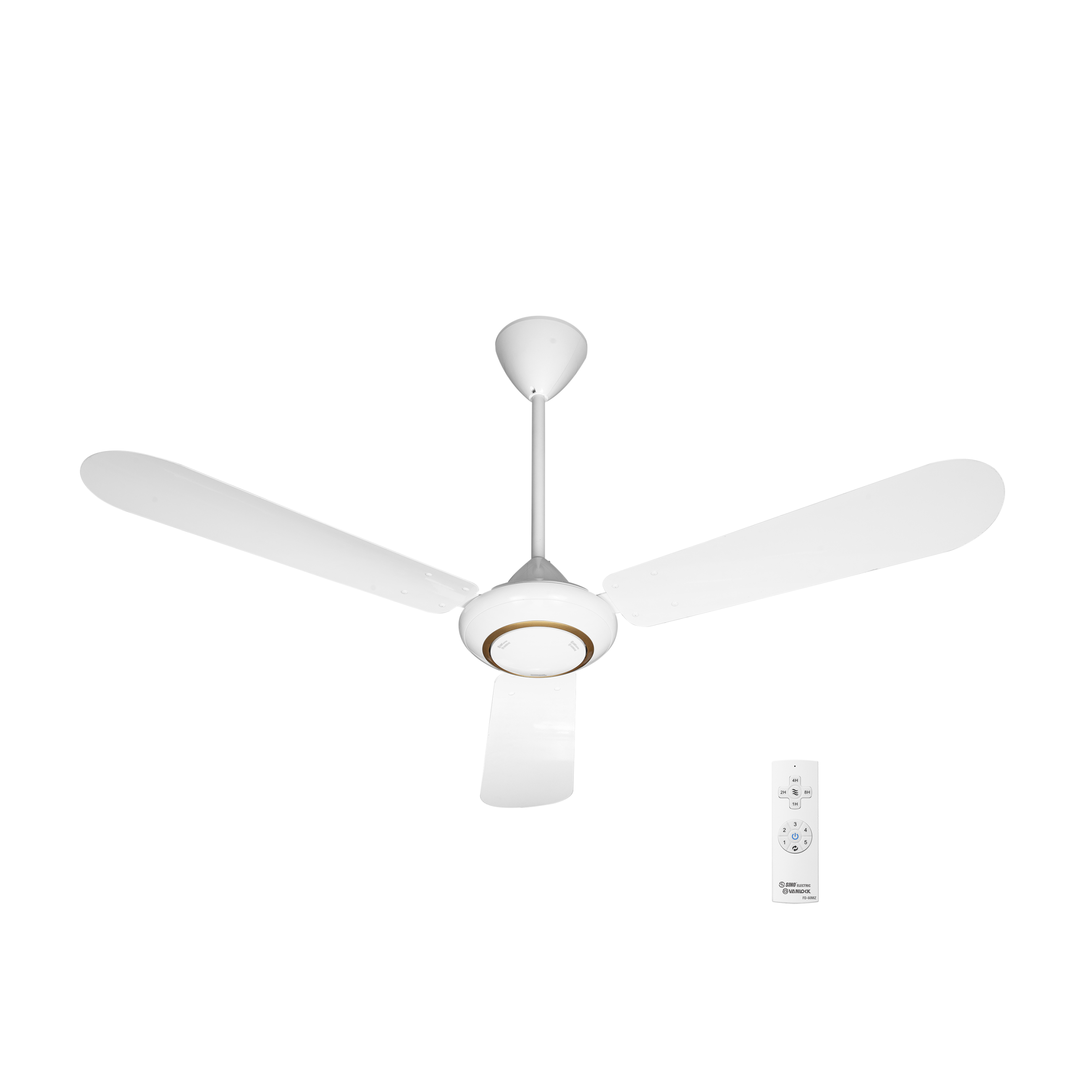 Quạt trần 3 cánh,cánh nhôm 35W - Điều khiển từ xa