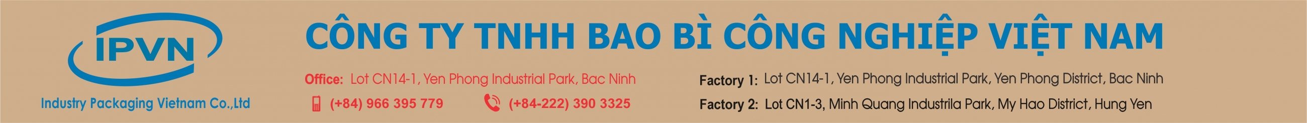 Công ty TNHH Bao Bì Công Nghiệp Việt Nam (IPVN)