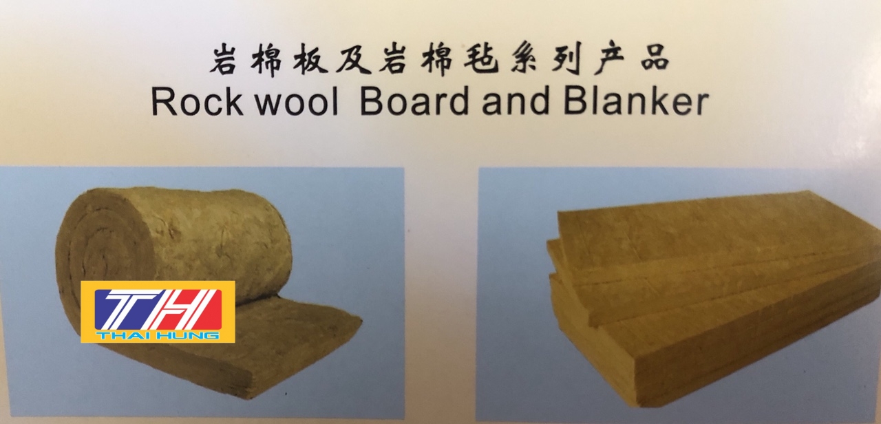 Bông rock wool tấm + cuộn