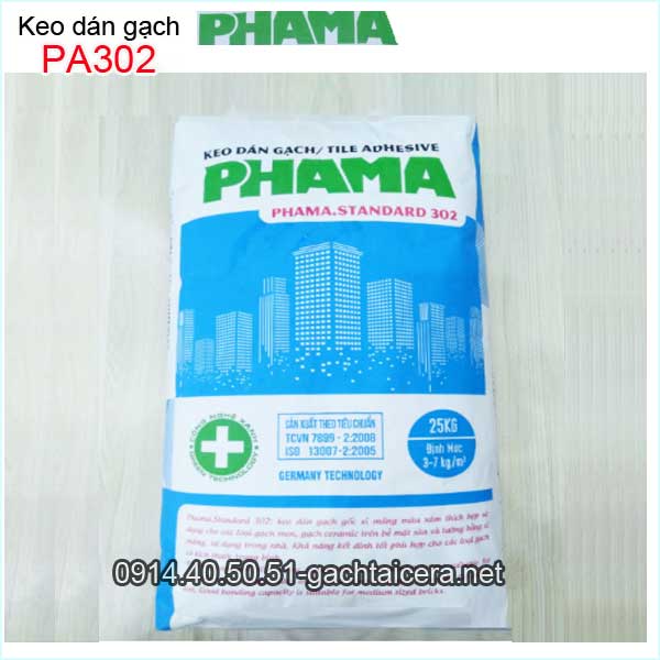Keo dán  gạch màu xám Phama-PA302