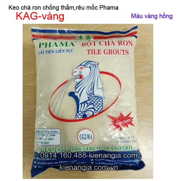 Keo chà ron Phama màu vàng KAG-VANG