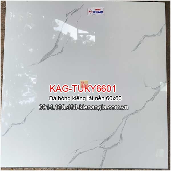 Đá bóng kiếng siêu bóng lát nển 60x60 đẹp KAG-TUKY6601