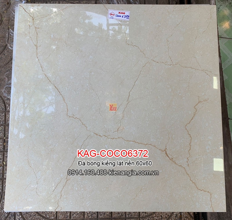 Đá bóng kiếng 60x60 lát nền KAG-COCO6372