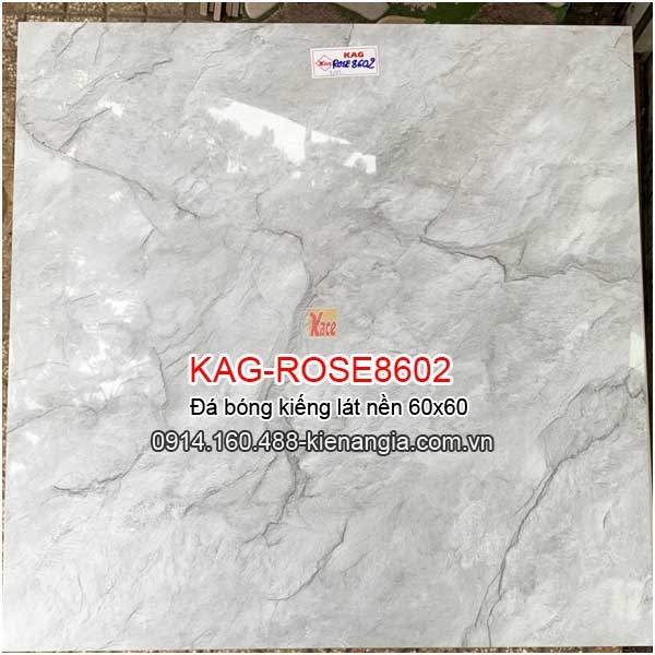 Đá bóng kiếng siêu bóng lát nển 60x60 đẹp KAG-ROSE8602