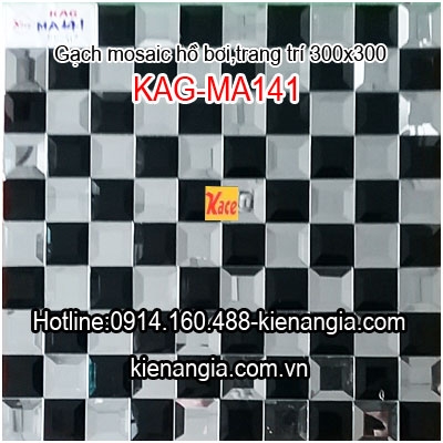 Gạch mosaic hồ bơi kim cương 30x30 KAG-MA141